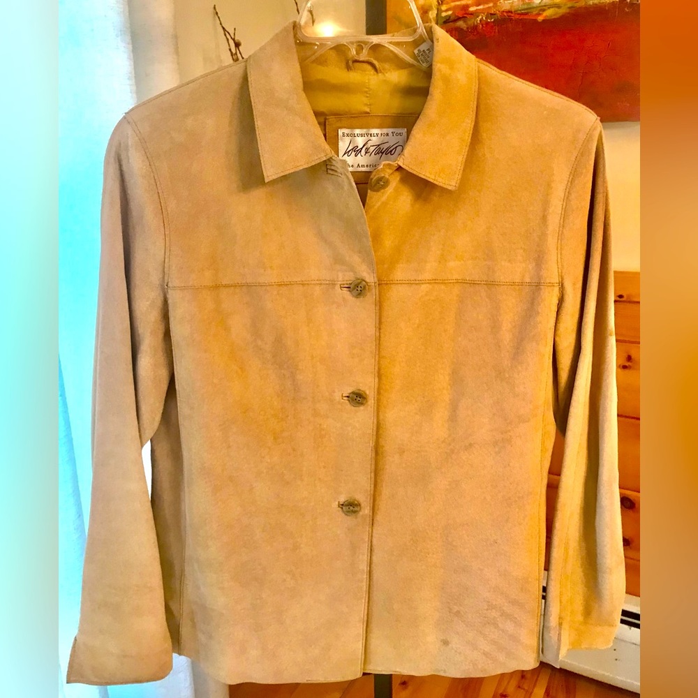 Suede. Lord & Taylor. American Petite. Lined. Petite L.